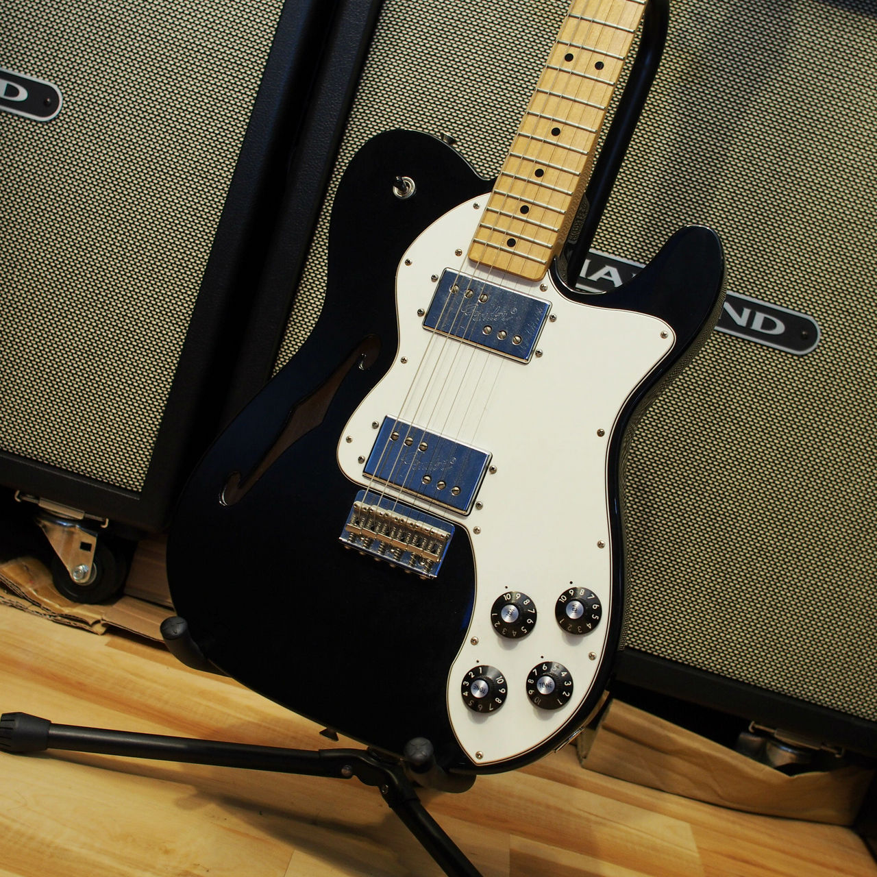 買取情報】70年代スタイル、ありそうでなかったシンライン！『Fender Classic Player Telecaster Thinline  Deluxe Black』楽器奏庫｜初心者歓迎♪ギター好きのヒミツ基地