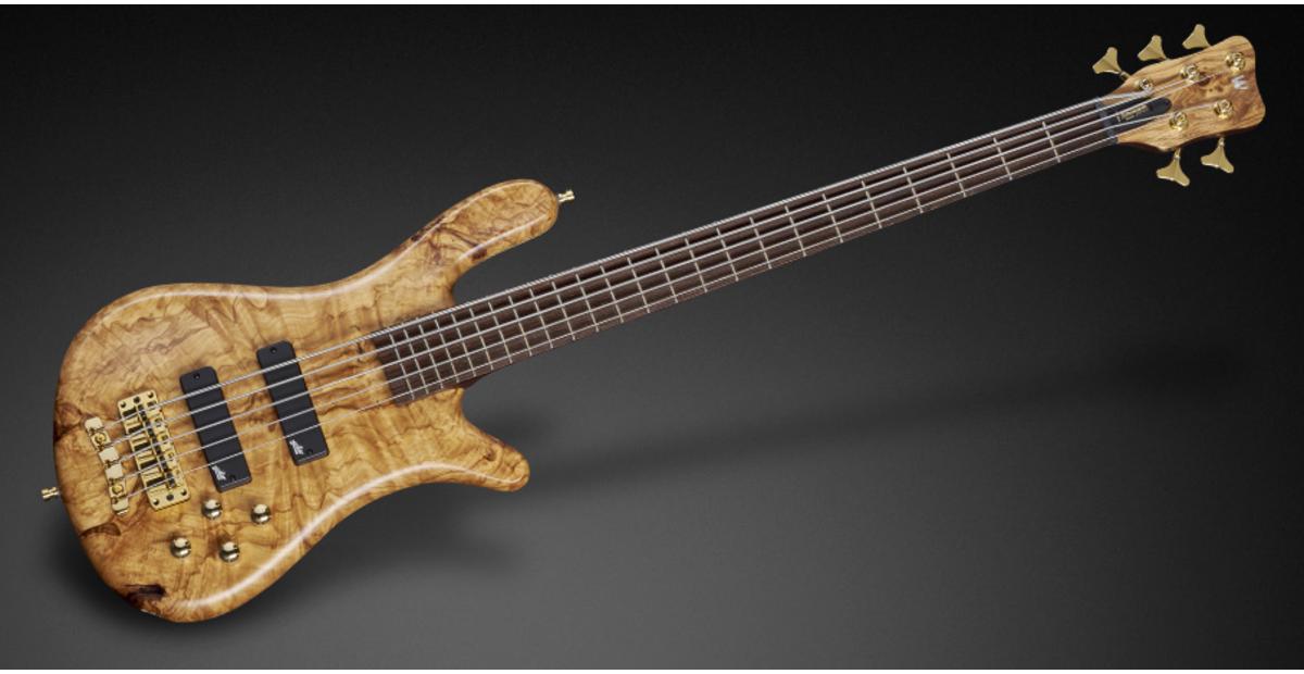 Warwick Custom Shop Master Built Streamer LX5 ~Nirvana Black