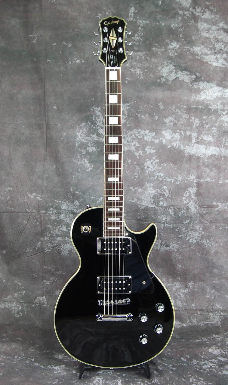 G.I.G レスポール カスタムタイプ ブラック ミラーピックガード 買取情報】ミラーピックガードにクロームパーツ！『Epiphone