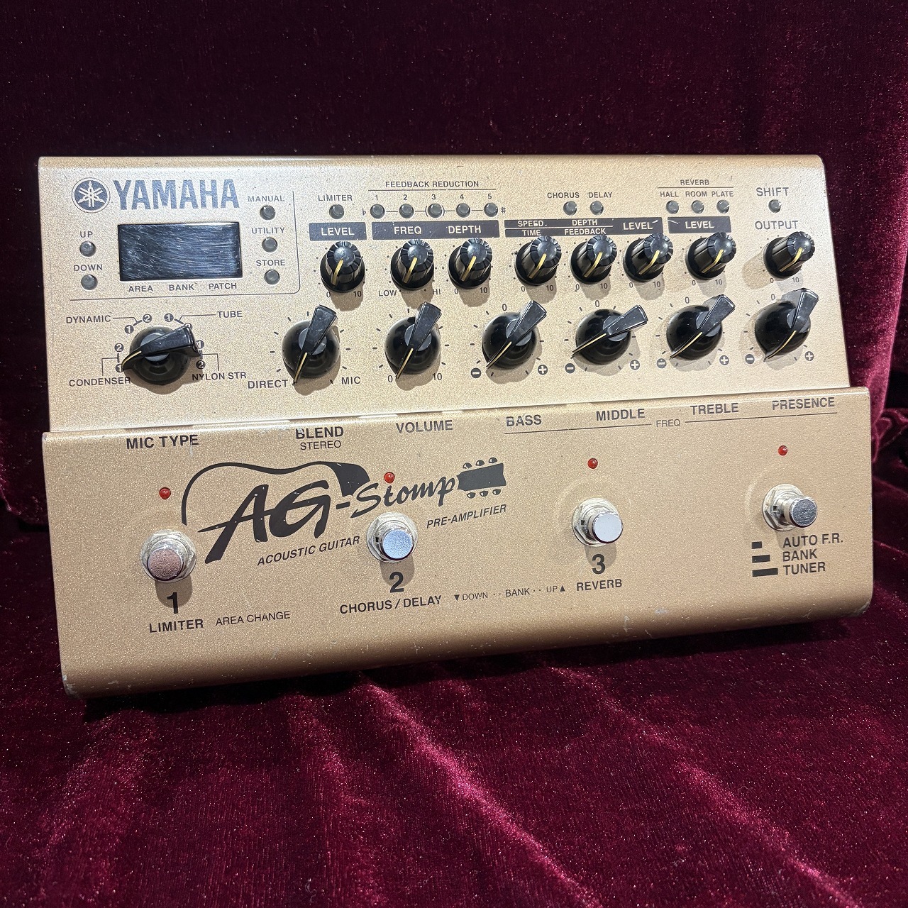 YAMAHA AG-Stompを買取｜リアルなマイキングを再現するアコギ専用