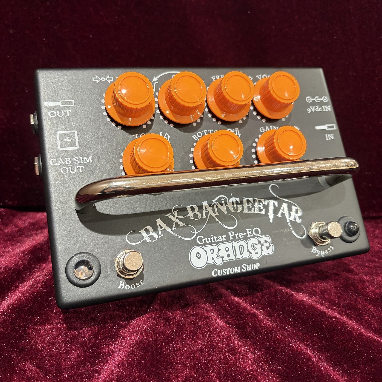 ORANGE BAX BANGEETAR ギタープリアンプ オーバードライブ Amazon | ORANGE BAX Bangeetar Guitar Pre-EQ Pedal プリアンプ