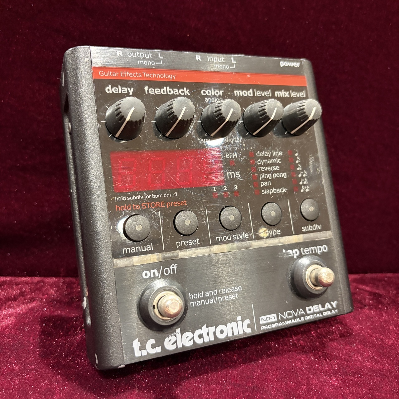 楽器奏庫 町田店】tc electronic ND-1 Nova Delayを買取｜スタジオ
